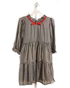 TUK TUK  BLACK  HOUNDSTOOTH  DRESS