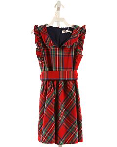 BROWN BOWEN CO  RED  PLAID  DRESS