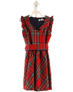 BROWN BOWEN CO  RED  PLAID  DRESS