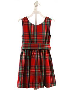 BROWN BOWEN CO  RED  PLAID  DRESS