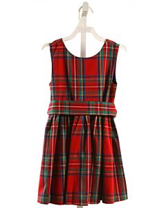 BROWN BOWEN CO  RED  PLAID  DRESS
