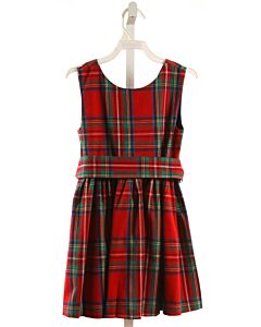 BROWN BOWEN CO  RED  PLAID  DRESS