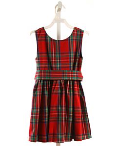 BROWN BOWEN CO  RED  PLAID  DRESS