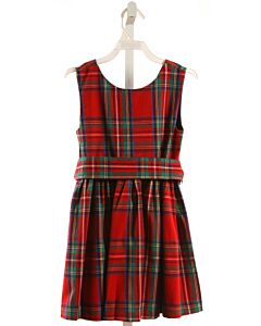 BROWN BOWEN CO  RED  PLAID  DRESS