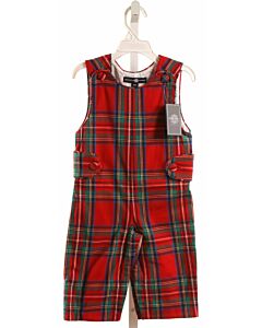 BROWN BOWEN CO  RED  PLAID  LONGALL