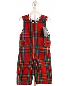 BROWN BOWEN CO  RED  PLAID  LONGALL