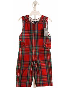 BROWN BOWEN CO  RED  PLAID  LONGALL