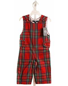 BROWN BOWEN CO  RED  PLAID  LONGALL