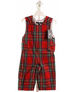 BROWN BOWEN CO  RED  PLAID  LONGALL