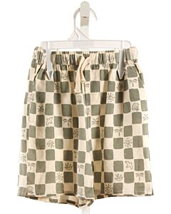 RYLEE & CRU  GRAY  CHECK  SHORTS