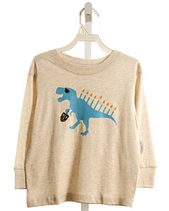 SWEET WINK  IVORY   PRINTED DESIGN KNIT LS SHIRT