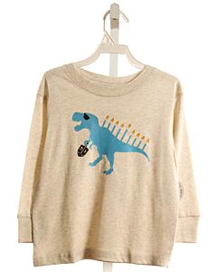 SWEET WINK  IVORY   PRINTED DESIGN KNIT LS SHIRT