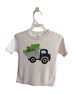 LAUGHING GIRAFFE  WHITE   PRINTED DESIGN T-SHIRT