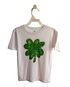 LAUGHING GIRAFFE  WHITE   PRINTED DESIGN T-SHIRT