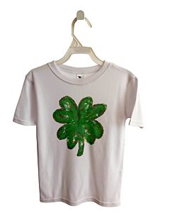 LAUGHING GIRAFFE  WHITE   PRINTED DESIGN T-SHIRT