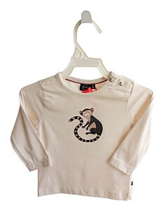 BABY FACE  CREAM   PRINTED DESIGN KNIT LS SHIRT