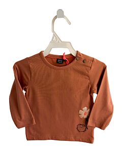 BABY FACE ORANGE KNIT LS SHIRT