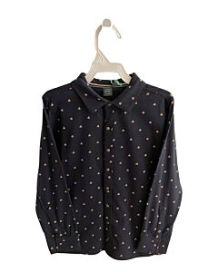 BABY FACE  BLUE   PRINTED DESIGN DRESS SHIRT