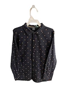 BABY FACE  BLUE   PRINTED DESIGN DRESS SHIRT