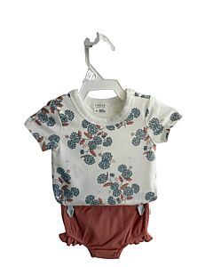 FIRST IMPRESSIONS  PINK  FLORAL  2-PIECE OUTFIT