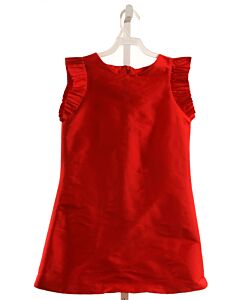 SUSANNE LIVELY  RED    PARTY DRESS WITH RUFFLE