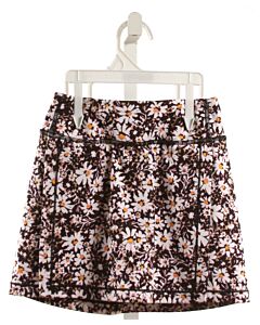 ATHLETA GIRL  BLACK  FLORAL  SKORT
