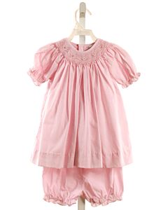 PETIT AMI  PINK  GINGHAM SMOCKED 2-PIECE OUTFIT