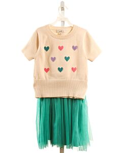 PEEK  IVORY   APPLIQUED 2-PIECE OUTFIT