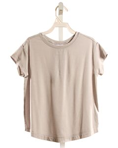 ATHLETA GIRL  GRAY    KNIT SS SHIRT