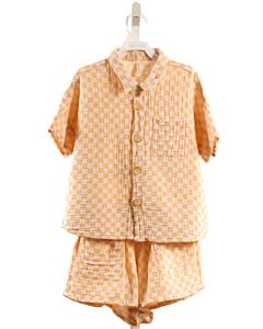 RYLEE & CRU IVORY GINGHAM LOUNGEWEAR