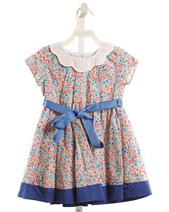 FOX & HERON  BLUE  FLORAL  DRESS