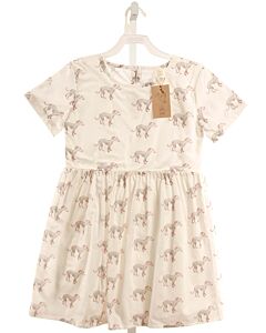 BELLA + FRANK  GRAY  PRINT  DRESS