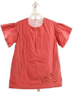 HANNAH & TIFF  RED   APPLIQUED DRESS