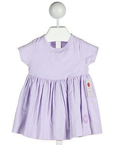 SMILING BUTTON  PURPLE CORDUROY   DRESS 