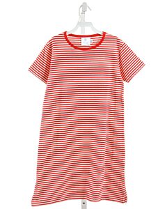 LITTLE ENGLISH  RED  STRIPED  KNIT DRESS 