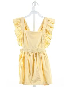 BELLA BLISS  PALE YELLOW CORDUROY   DRESS WITH RUFFLE