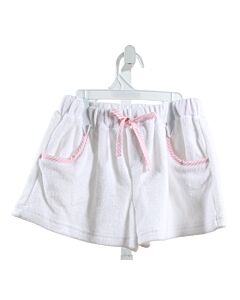 BELLA BLISS  WHITE TERRY CLOTH   SHORTS