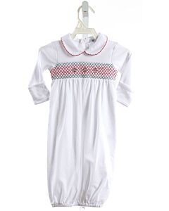 NELLAPIMA  WHITE   SMOCKED LAYETTE