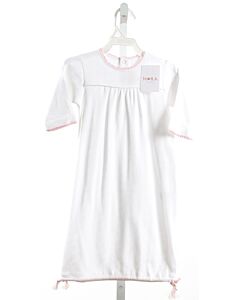 NORA LAYETTE  WHITE    LAYETTE WITH PICOT STITCHING