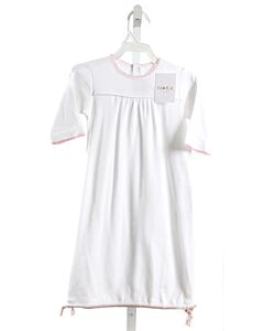 NORA LAYETTE  WHITE    LAYETTE WITH PICOT STITCHING