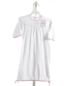 NORA LAYETTE  WHITE    LAYETTE WITH PICOT STITCHING