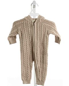 LUNA + LUCA  BROWN    KNIT ROMPER