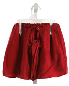 PLEAT  RED    SKORT