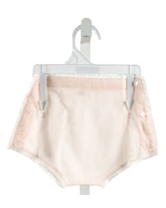 NO TAG  PINK PIQUE   BLOOMERS WITH EYELET TRIM