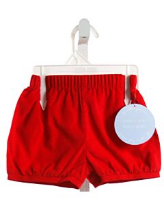 LITTLE ENGLISH  RED CORDUROY   SHORTS