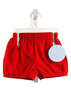 LITTLE ENGLISH  RED CORDUROY   SHORTS