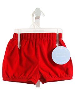 LITTLE ENGLISH  RED CORDUROY   SHORTS