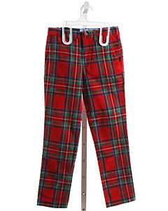 BROWN BOWEN CO  RED  PLAID  PANTS