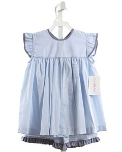 LULU BEBE  LT BLUE  GINGHAM  2-PIECE OUTFIT