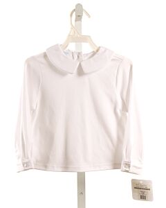 PETIT BEBE  WHITE    KNIT LS SHIRT